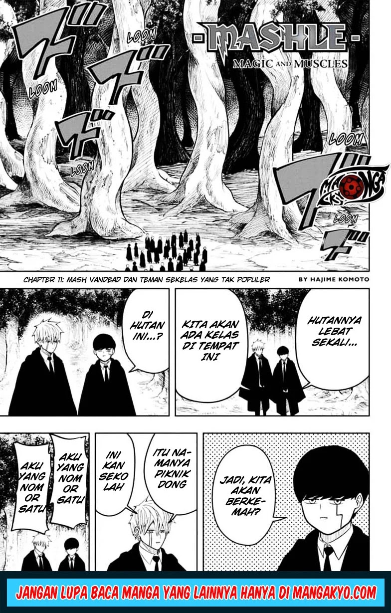 Mashle: Magic and Muscles Chapter 11 - halaman 1