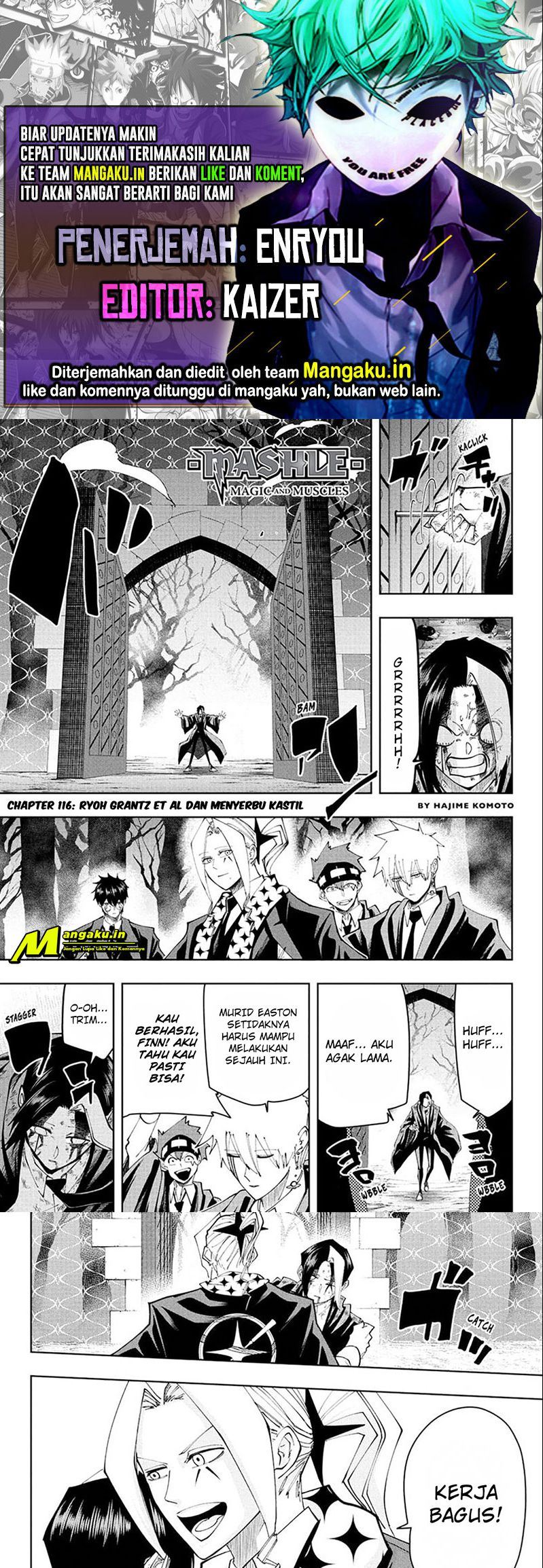 Mashle: Magic and Muscles Chapter 116 - halaman 1