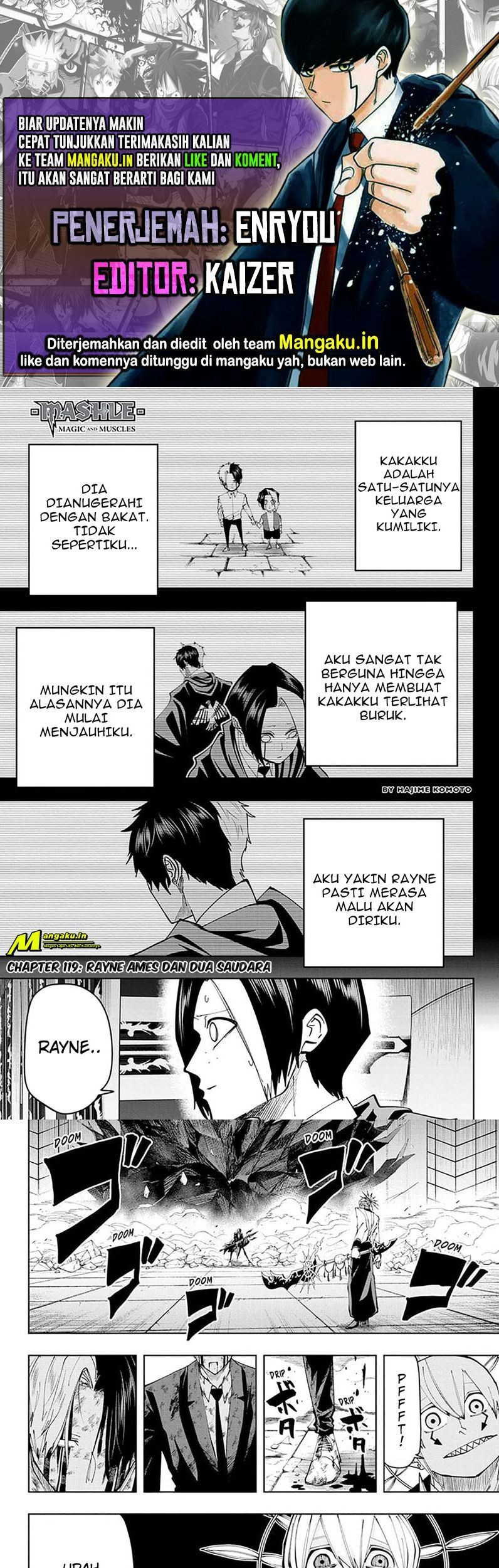 Mashle: Magic and Muscles Chapter 119 - halaman 1