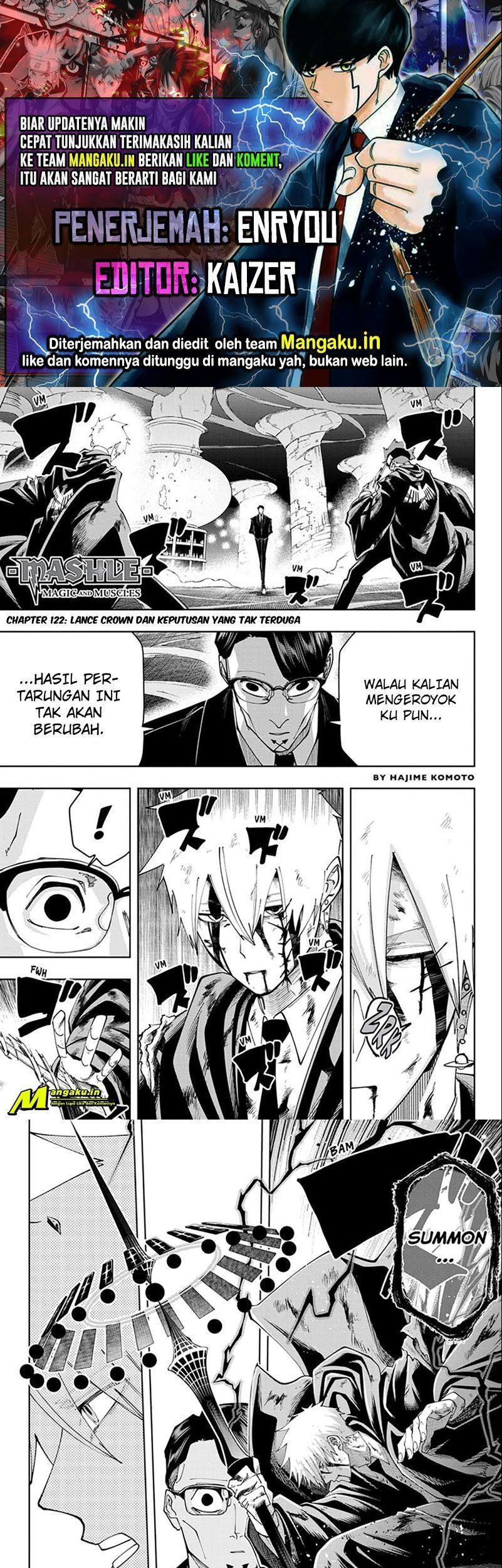 Mashle: Magic and Muscles Chapter 122 - halaman 1
