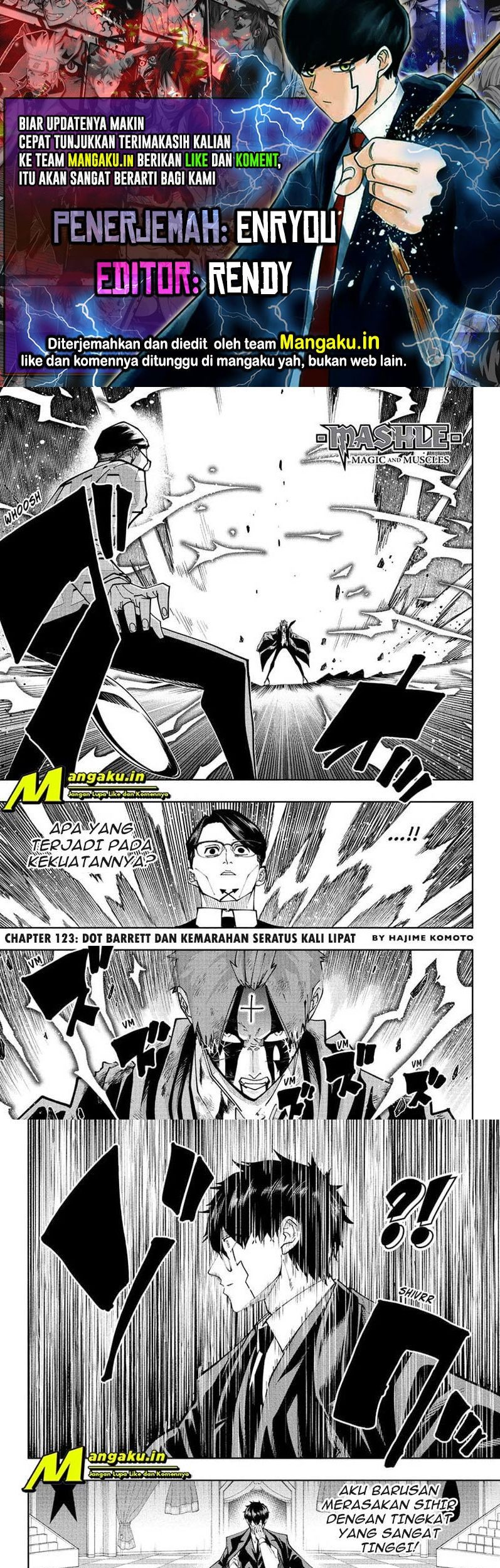 Mashle: Magic and Muscles Chapter 123 - halaman 1