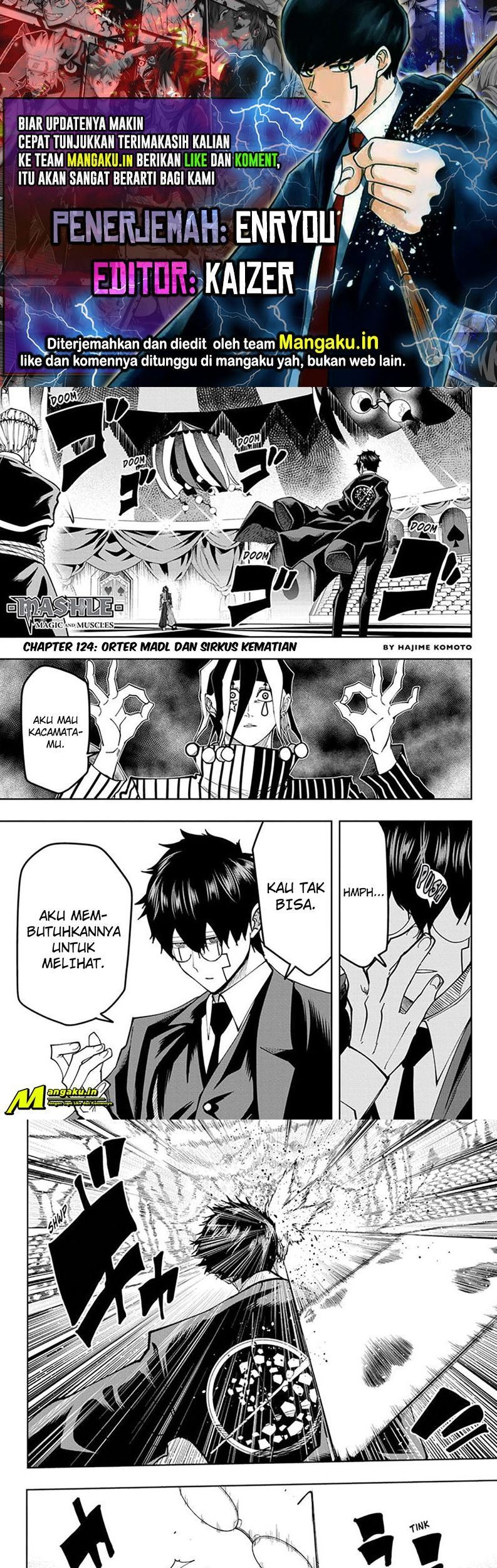 Mashle: Magic and Muscles Chapter 124 - halaman 1