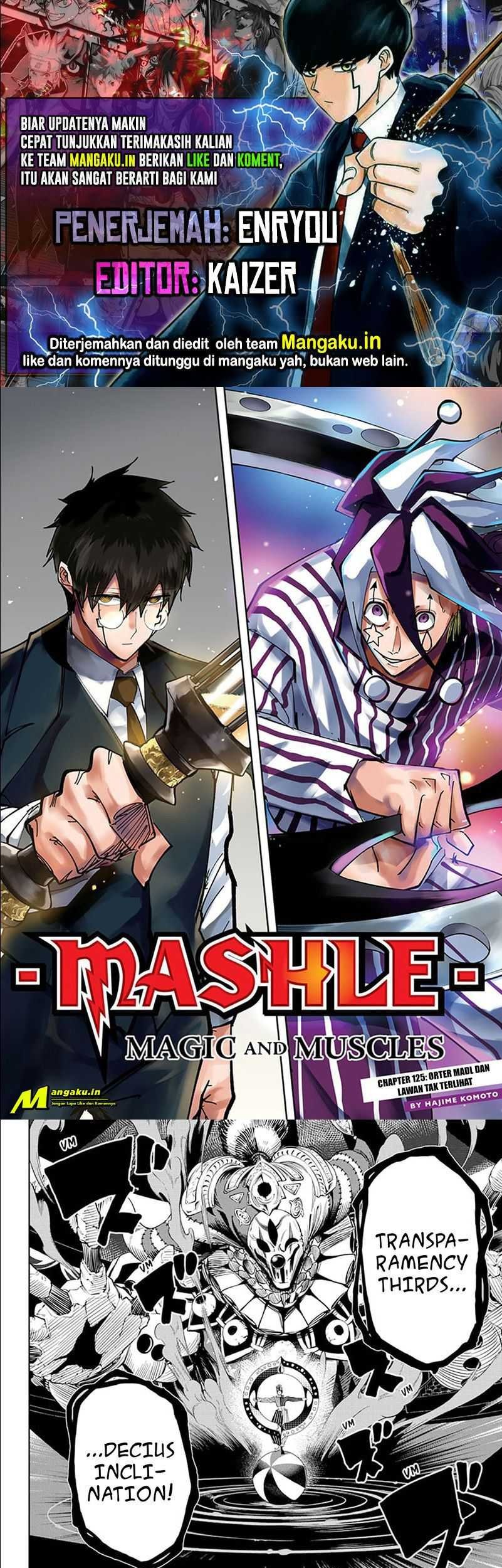Mashle: Magic and Muscles Chapter 125 - halaman 1