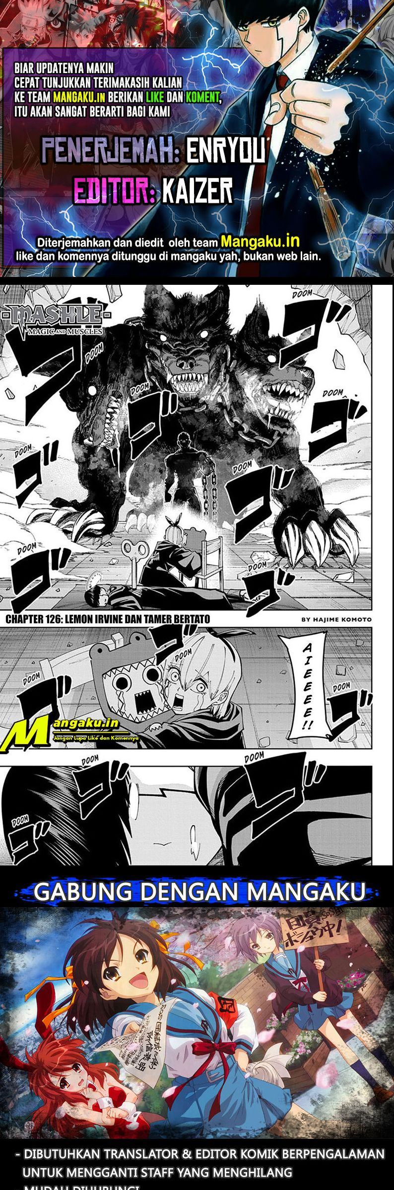 Mashle: Magic and Muscles Chapter 126 - halaman 1