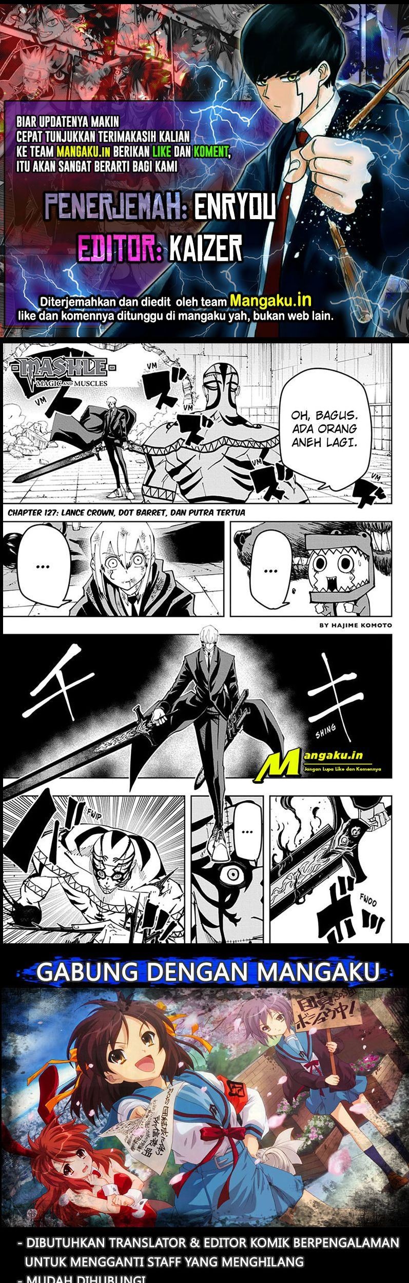 Mashle: Magic and Muscles Chapter 127 - halaman 1