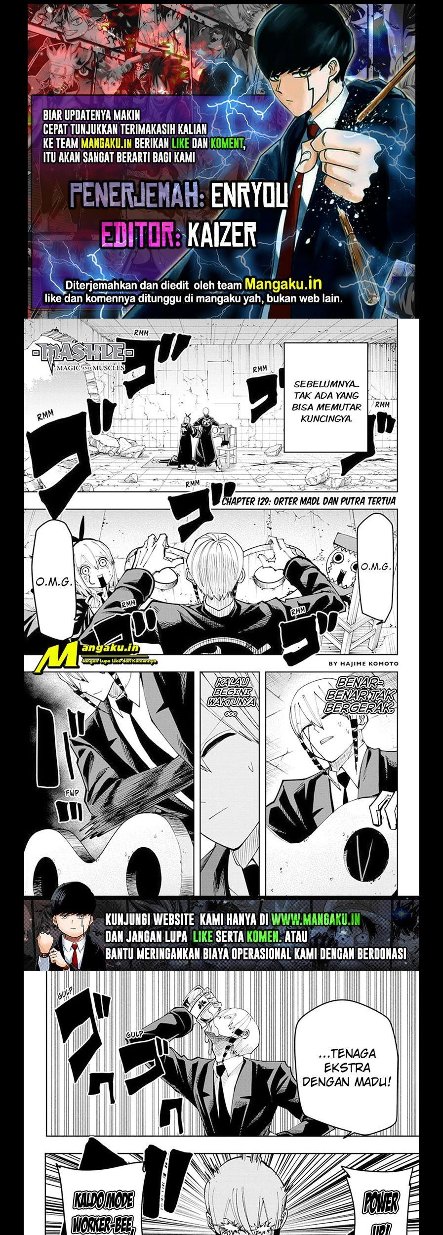 Mashle: Magic and Muscles Chapter 129 - halaman 1