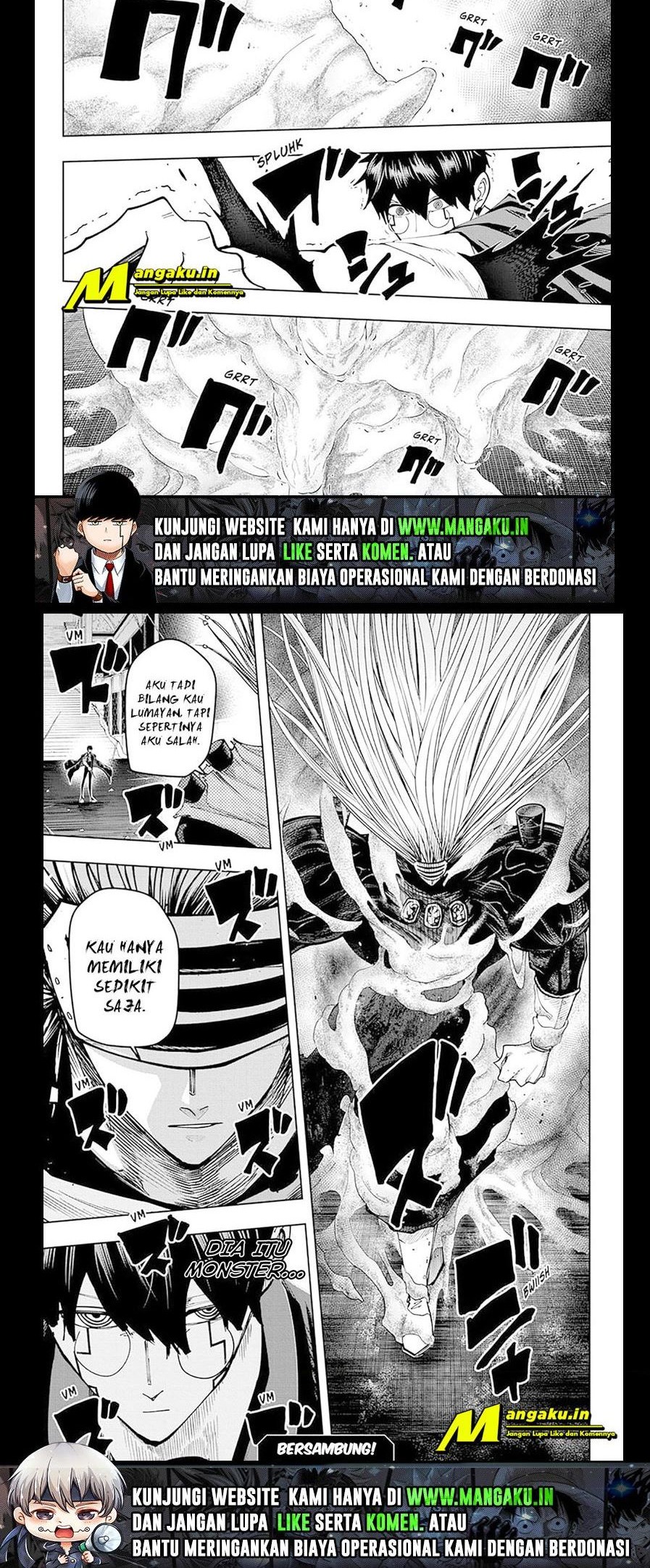 Mashle: Magic and Muscles Chapter 129 - halaman 10