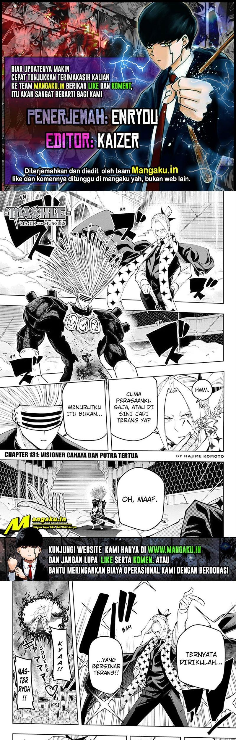 Mashle: Magic and Muscles Chapter 131 - halaman 1