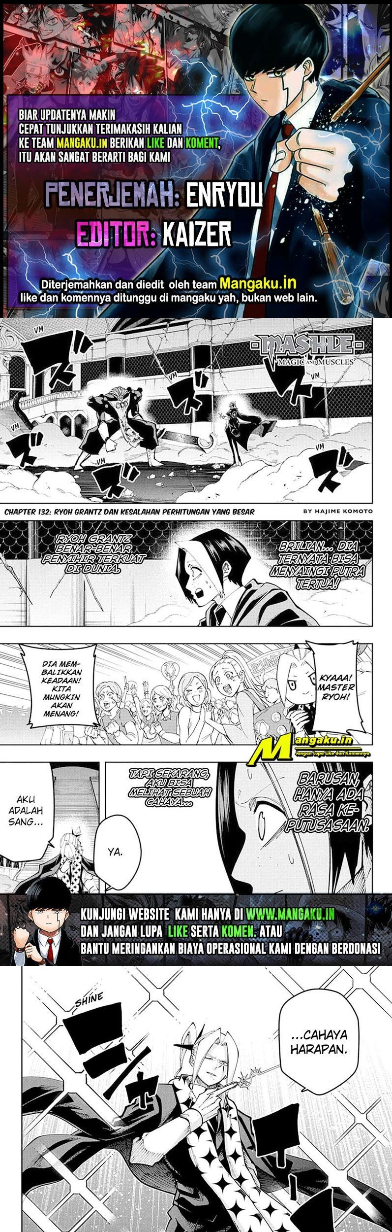 Mashle: Magic and Muscles Chapter 132 - halaman 1