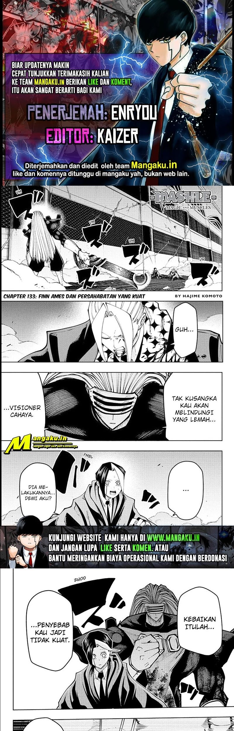 Mashle: Magic and Muscles Chapter 133 - halaman 1