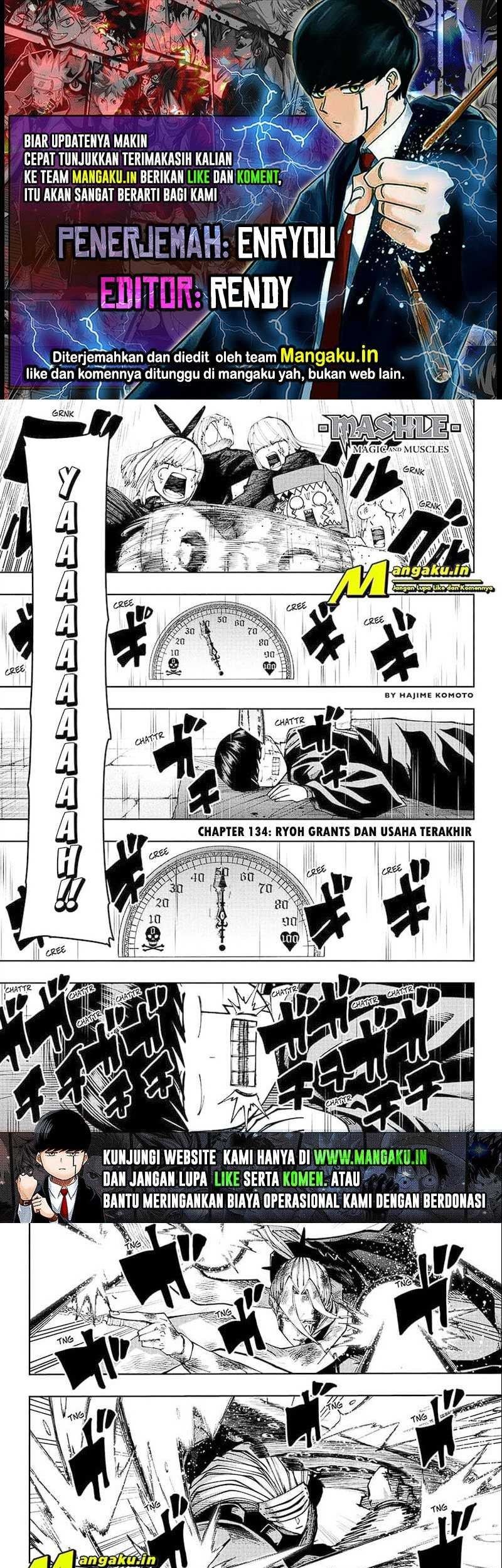 Mashle: Magic and Muscles Chapter 134 - halaman 1