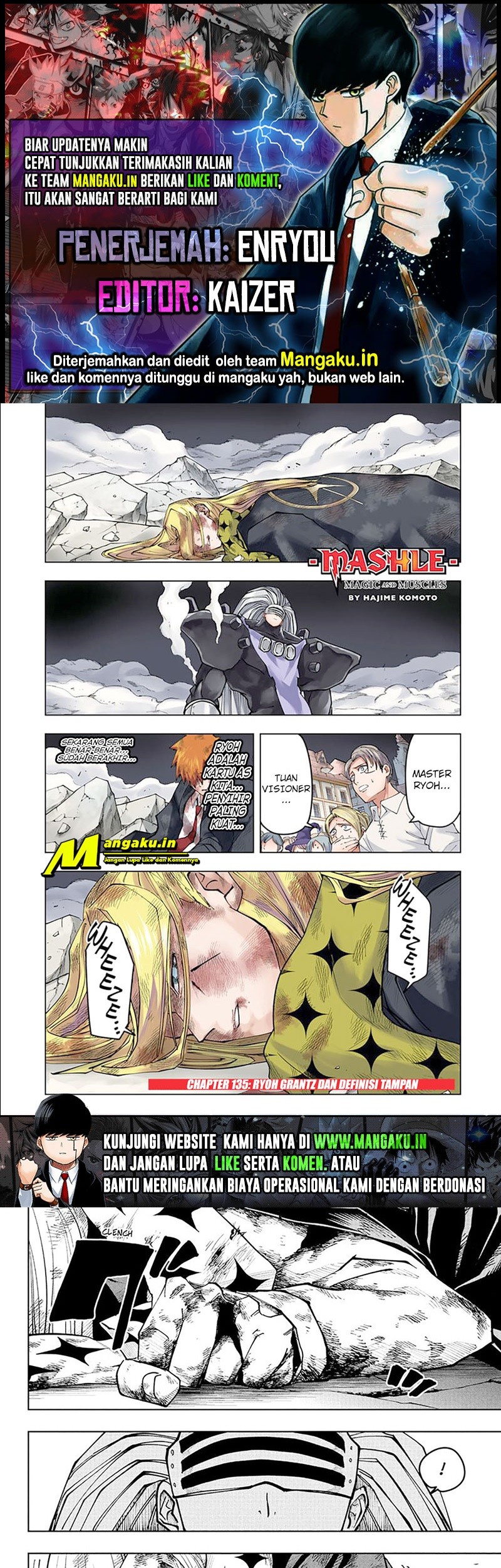 Mashle: Magic and Muscles Chapter 135 - halaman 1