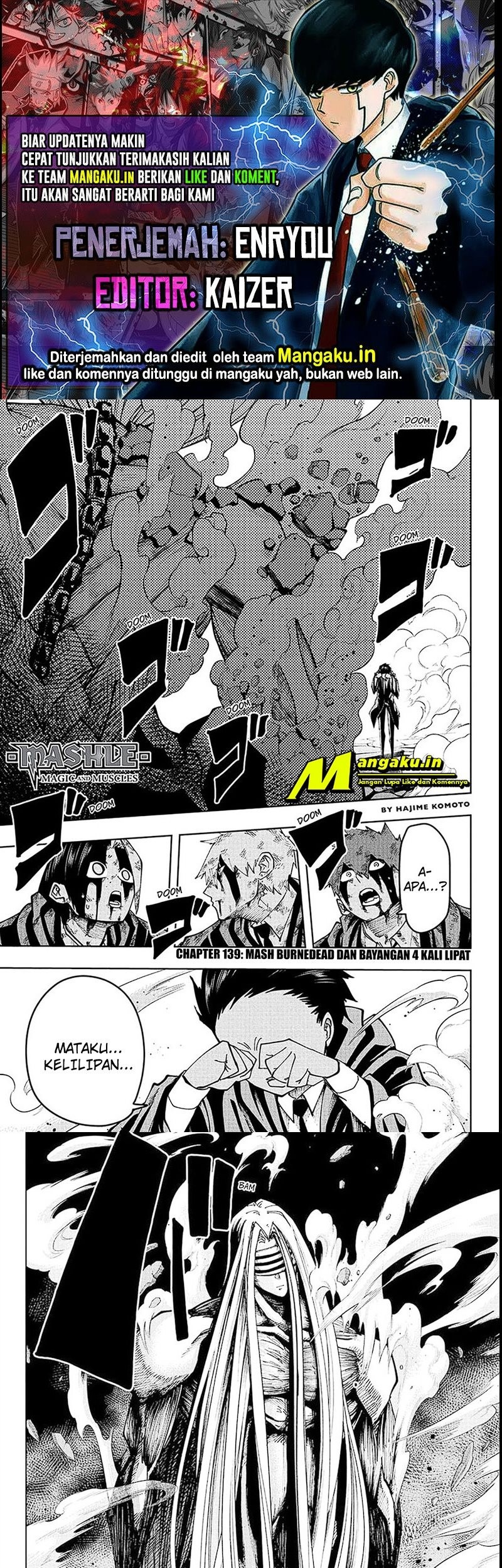 Mashle: Magic and Muscles Chapter 139 - halaman 1