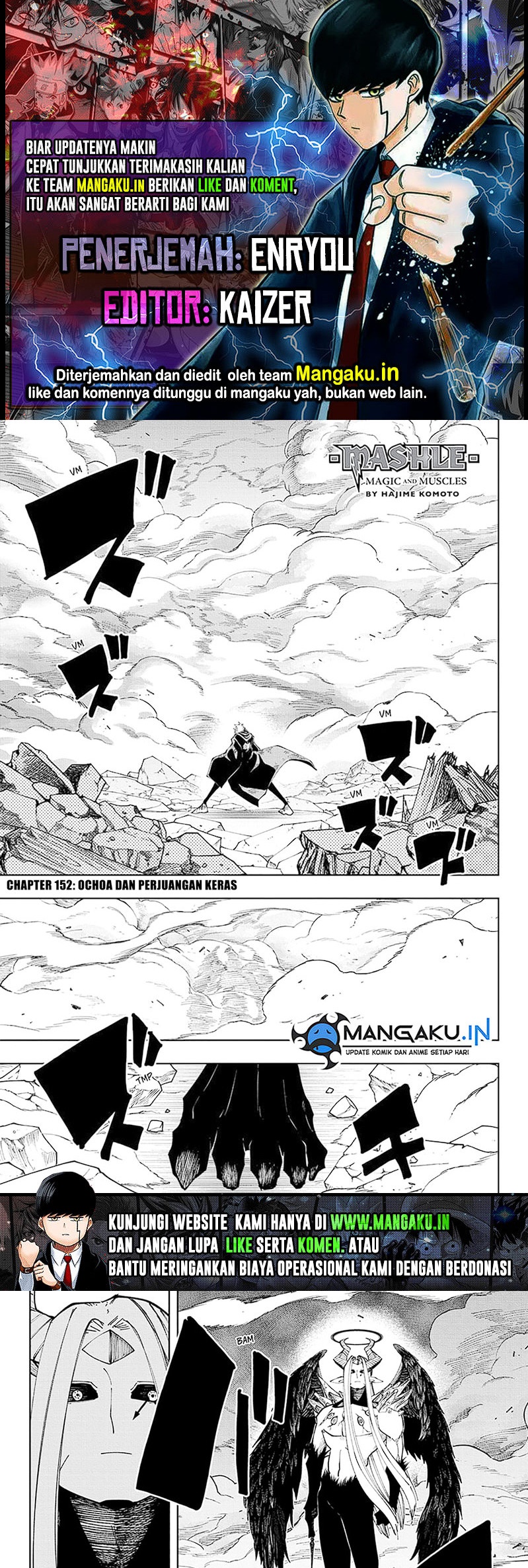 Mashle: Magic and Muscles Chapter 152 - halaman 1