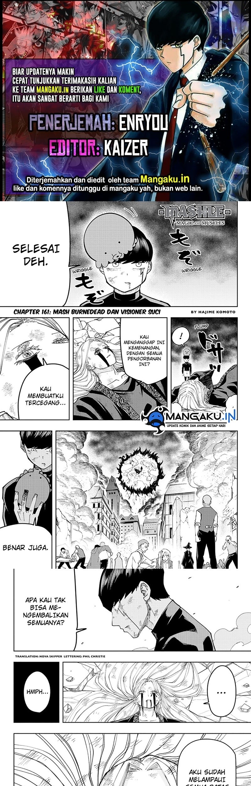 Mashle: Magic and Muscles Chapter 161 - halaman 1
