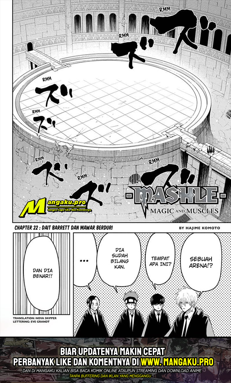 Mashle: Magic and Muscles Chapter 22 - halaman 3