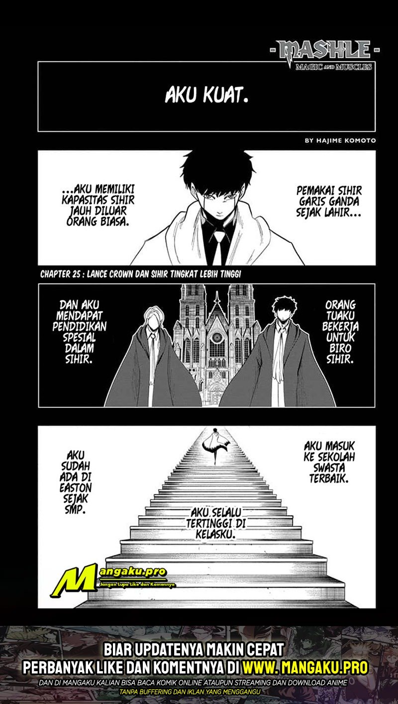 Mashle: Magic and Muscles Chapter 25 - halaman 2