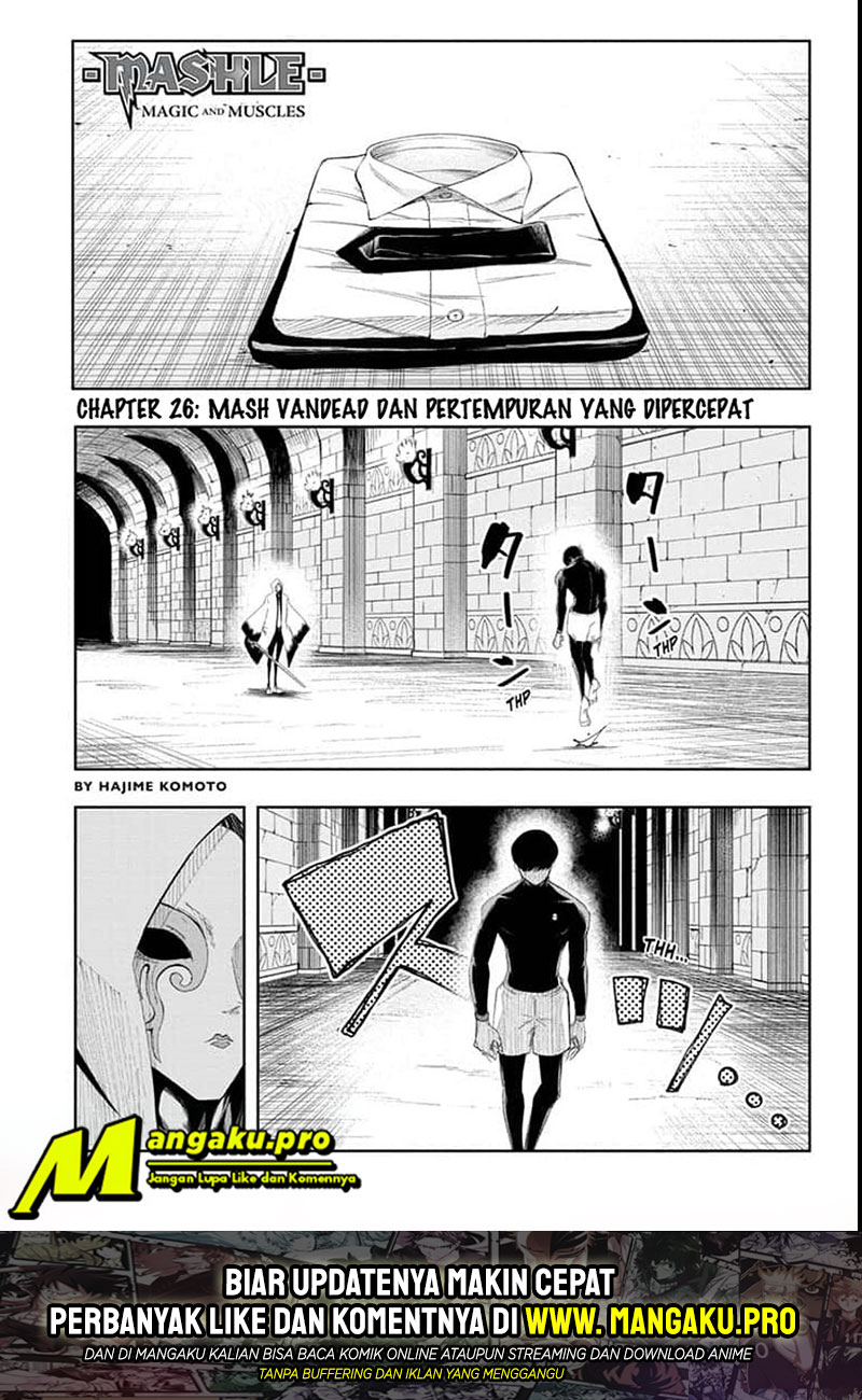 Mashle: Magic and Muscles Chapter 26 - halaman 3