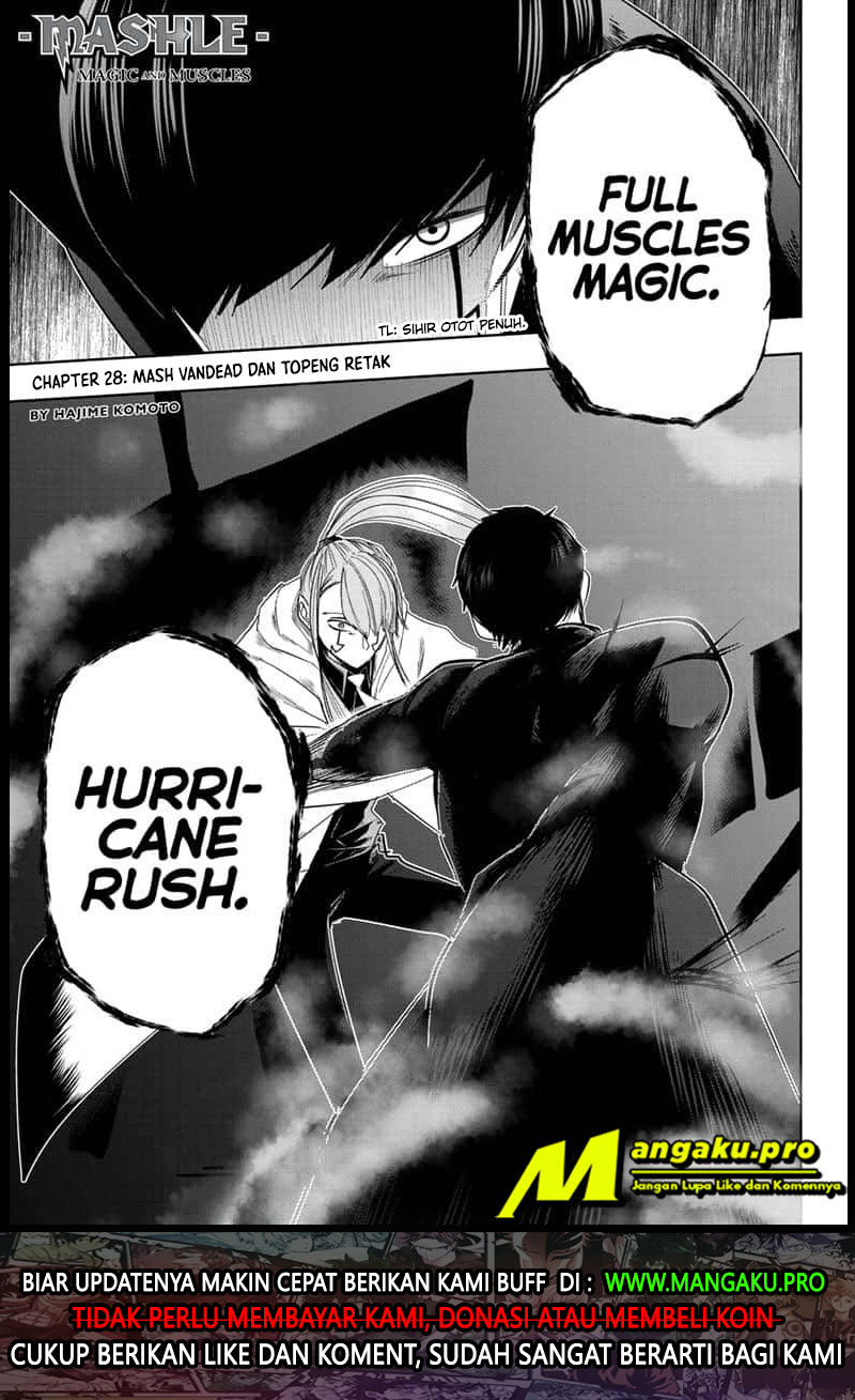 Mashle: Magic and Muscles Chapter 28 - halaman 3