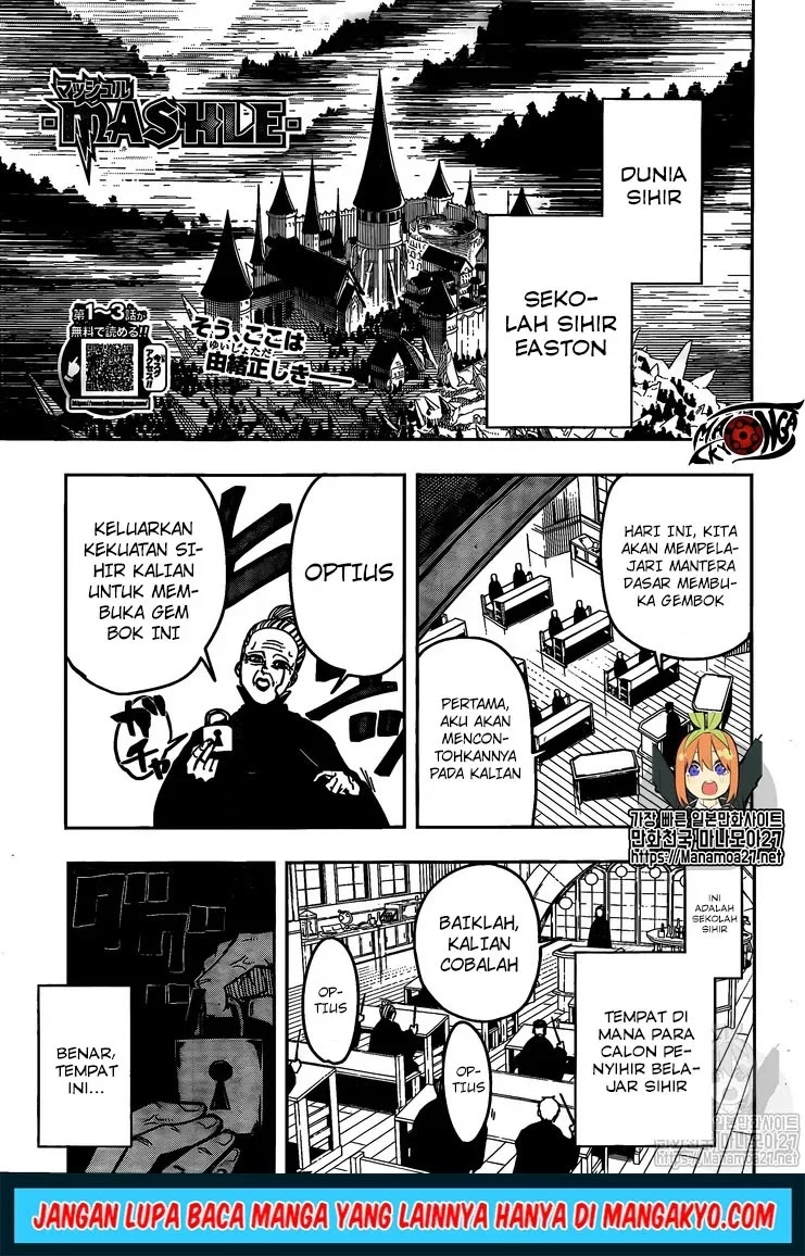 Mashle: Magic and Muscles Chapter 4 - halaman 1