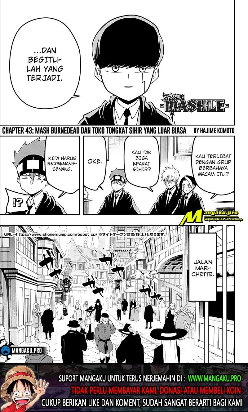 Mashle: Magic and Muscles Chapter 43 - halaman 2