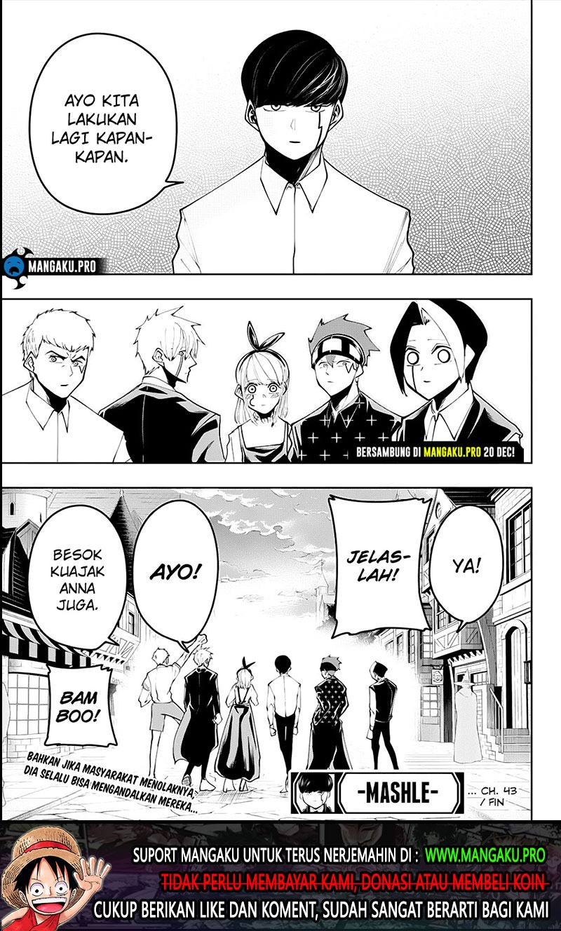 Mashle: Magic and Muscles Chapter 43 - halaman 20
