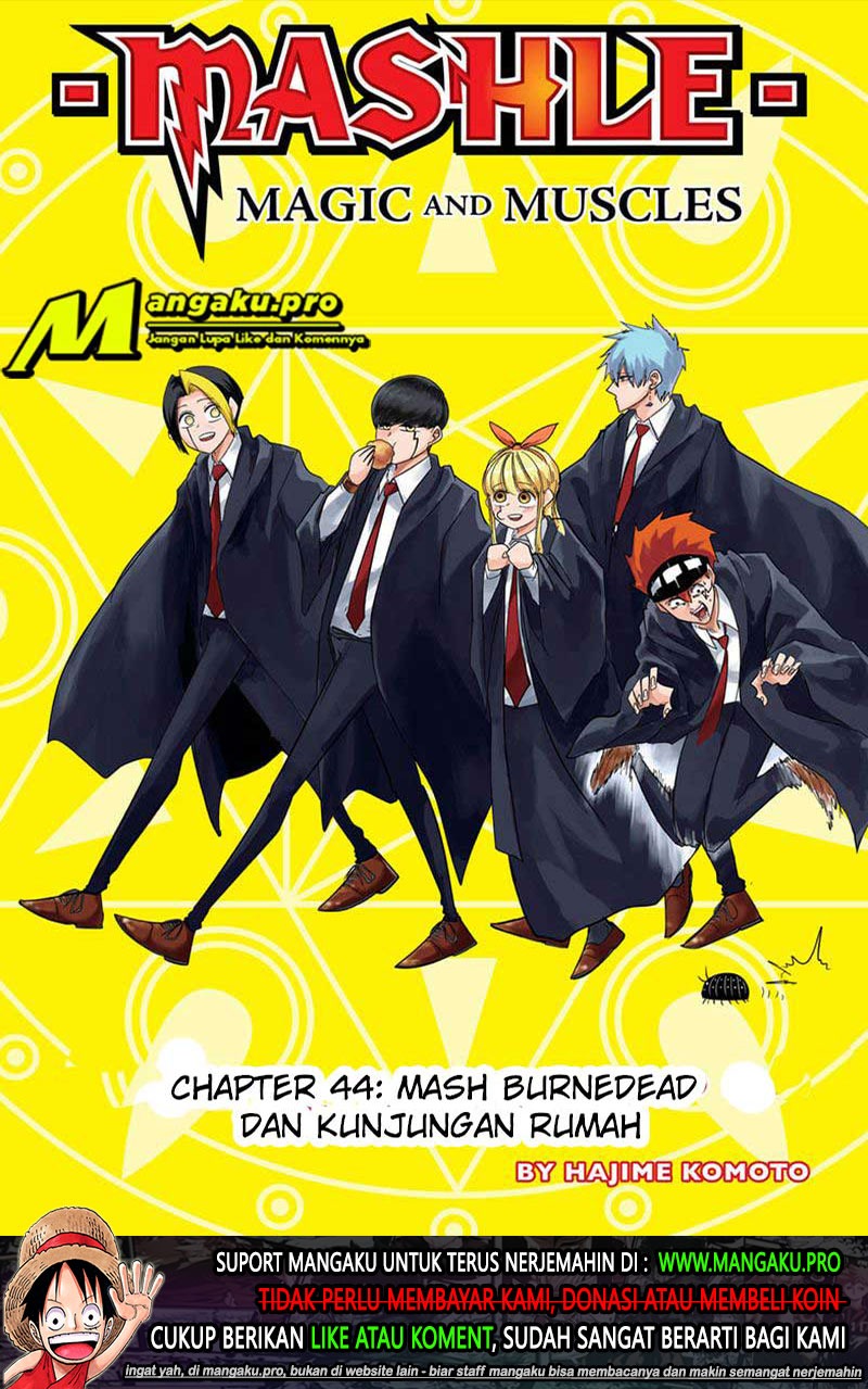 Mashle: Magic and Muscles Chapter 44 - halaman 3