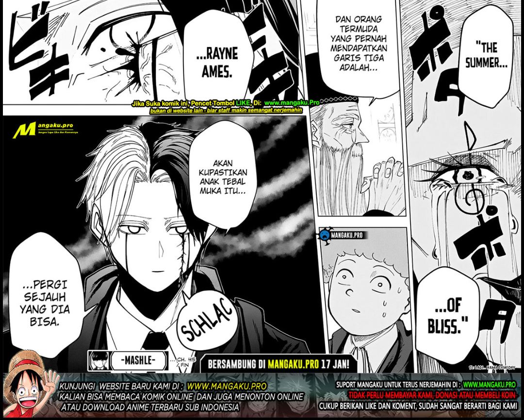 Mashle: Magic and Muscles Chapter 45 - halaman 19