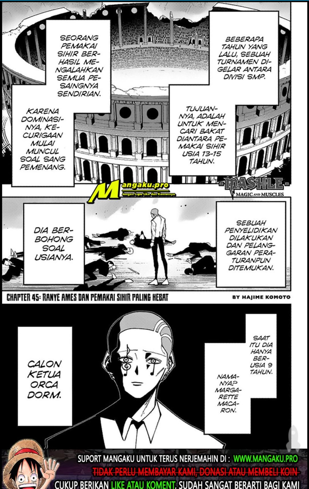 Mashle: Magic and Muscles Chapter 45 - halaman 2