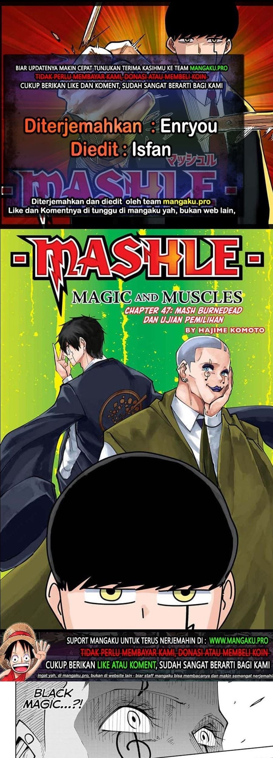 Mashle: Magic and Muscles Chapter 47 - halaman 1
