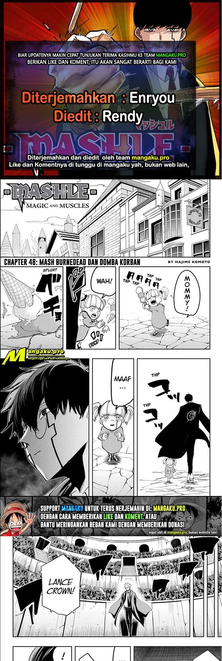 Mashle: Magic and Muscles Chapter 48 - halaman 1