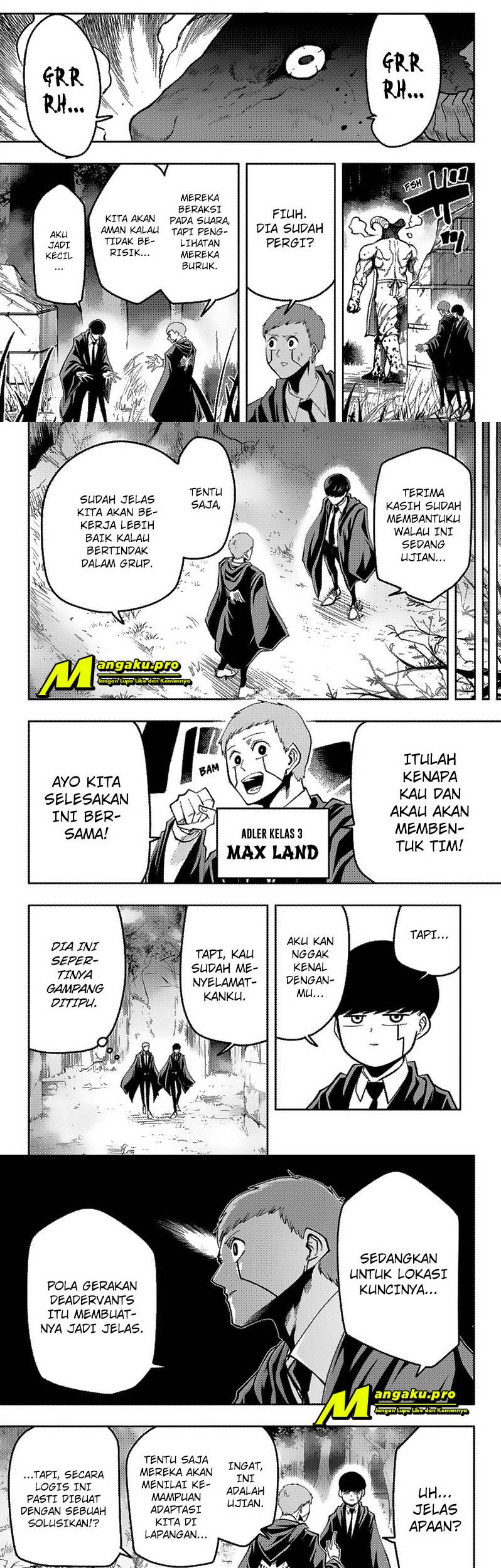 Mashle: Magic and Muscles Chapter 49 - halaman 3