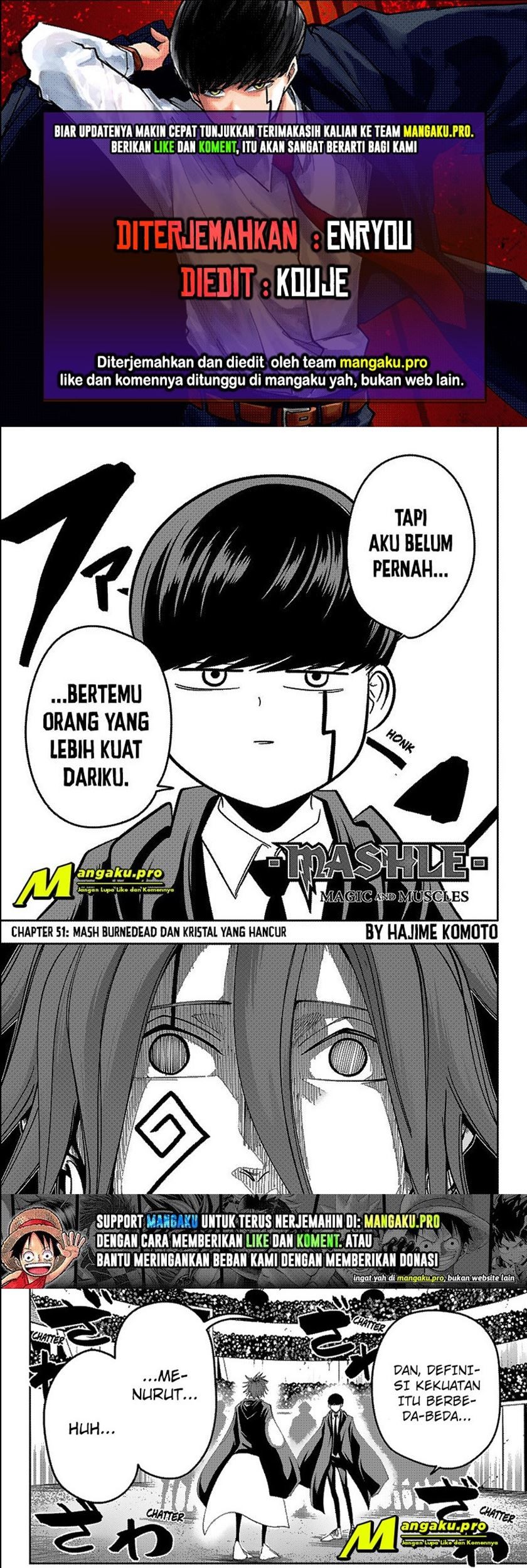 Mashle: Magic and Muscles Chapter 51 - halaman 1