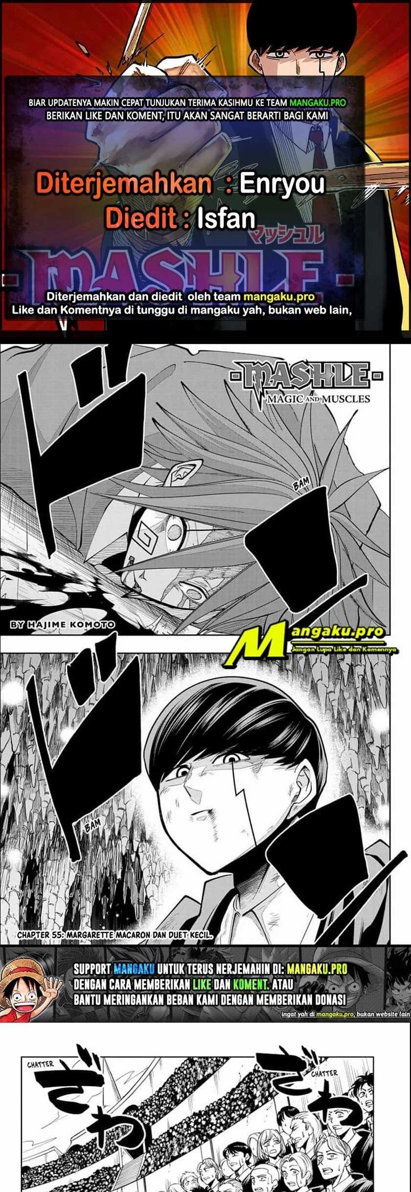 Mashle: Magic and Muscles Chapter 55 - halaman 1