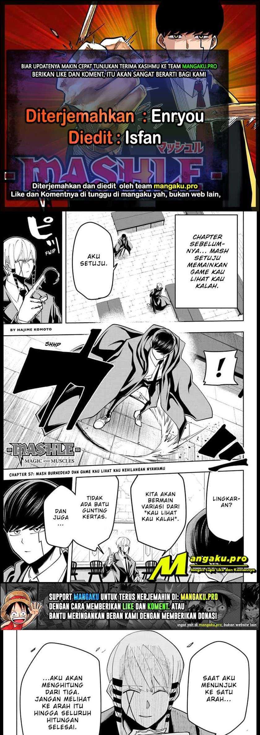 Mashle: Magic and Muscles Chapter 57 - halaman 1