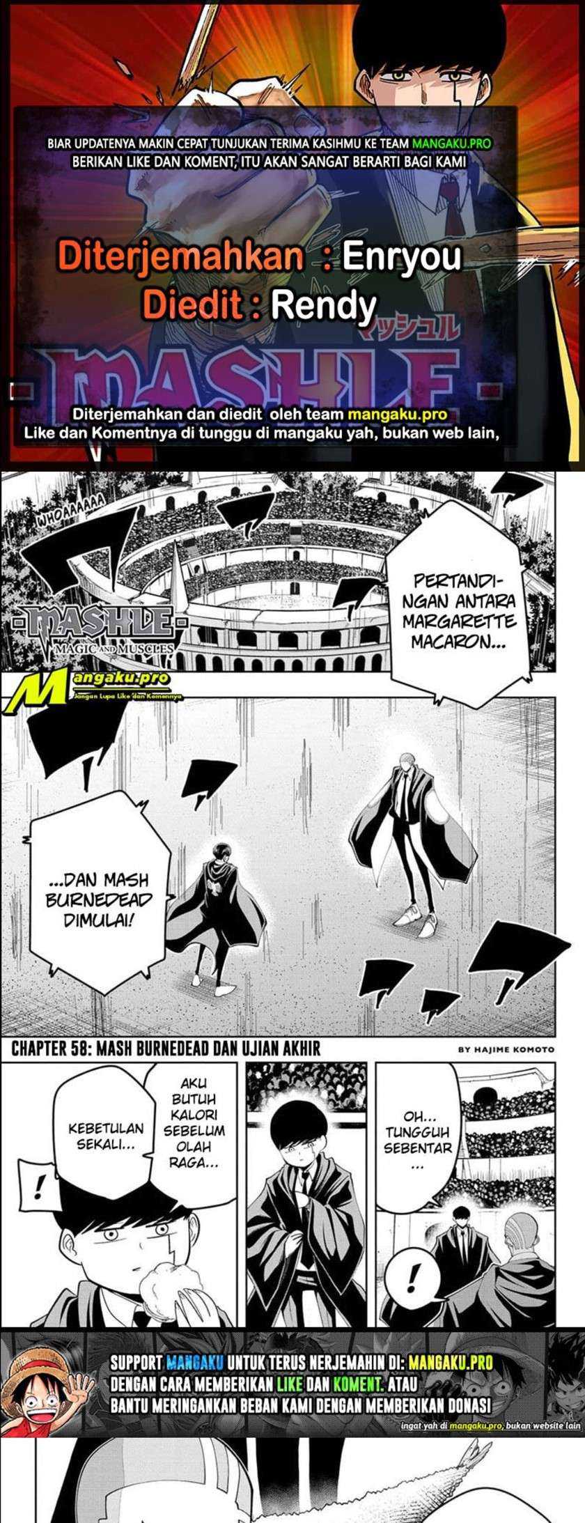 Mashle: Magic and Muscles Chapter 58 - halaman 1