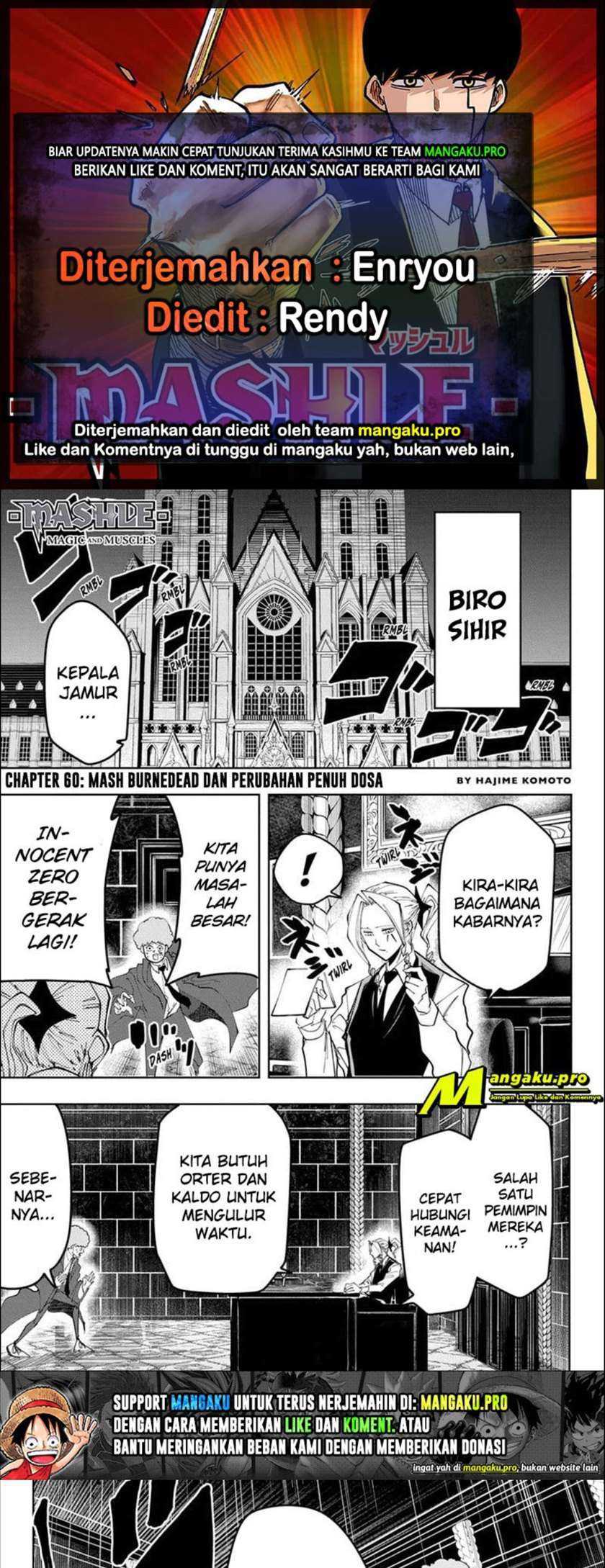 Mashle: Magic and Muscles Chapter 60 - halaman 1