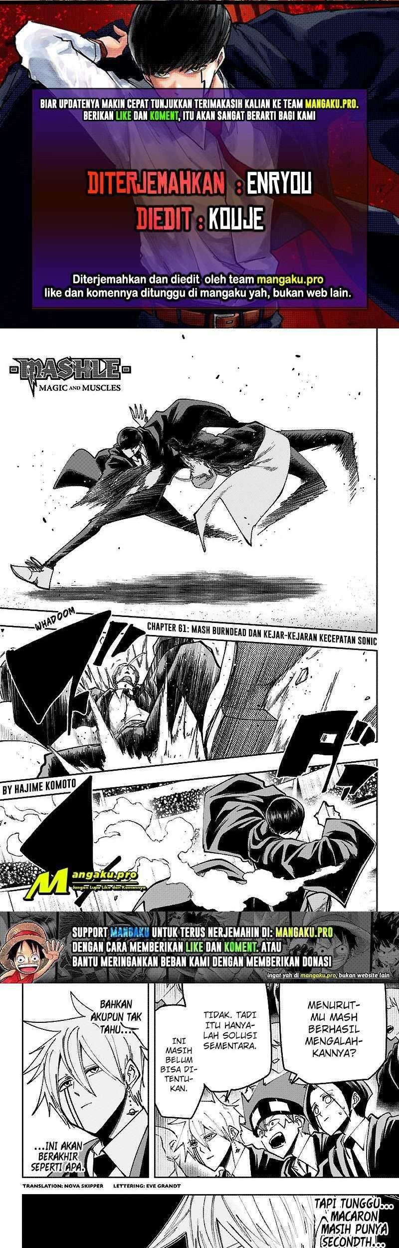 Mashle: Magic and Muscles Chapter 61 - halaman 1