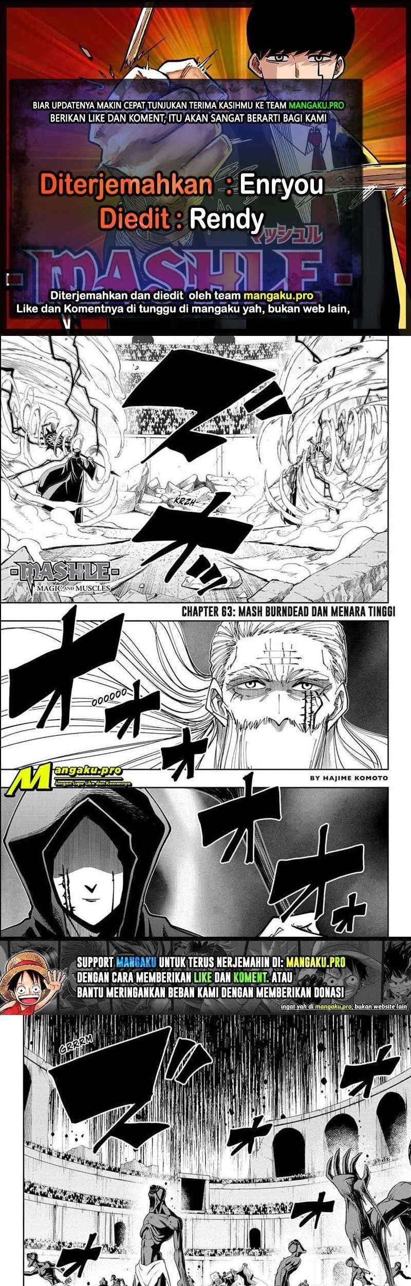 Mashle: Magic and Muscles Chapter 63 - halaman 1