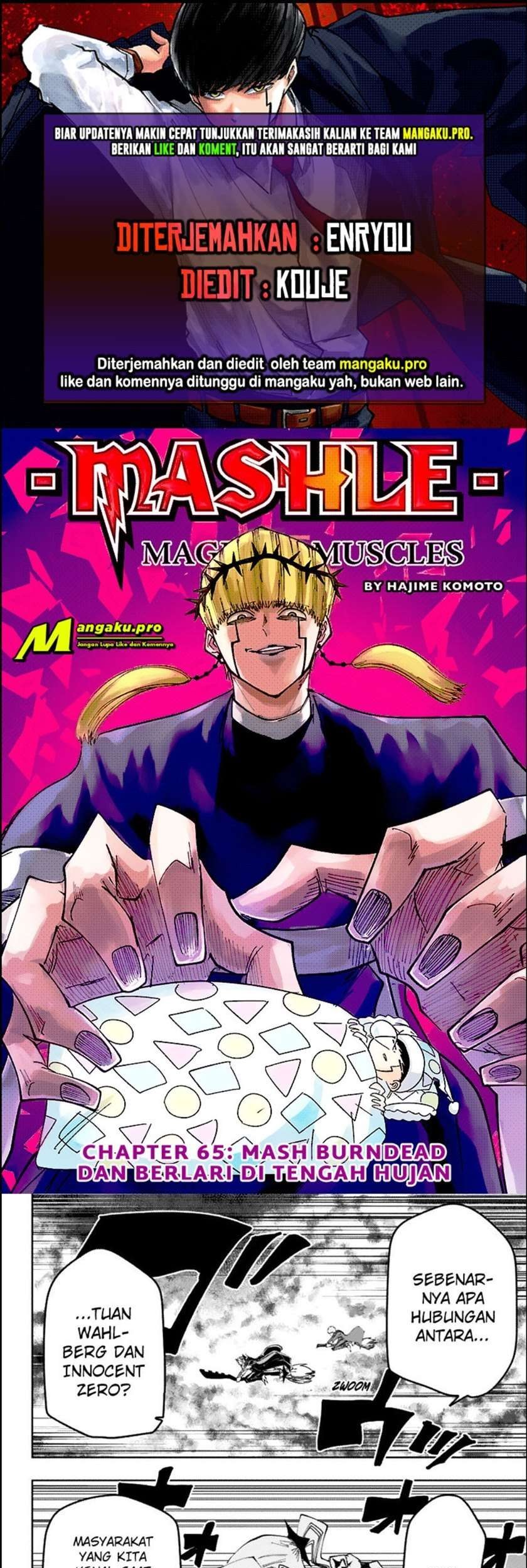 Mashle: Magic and Muscles Chapter 65 - halaman 1