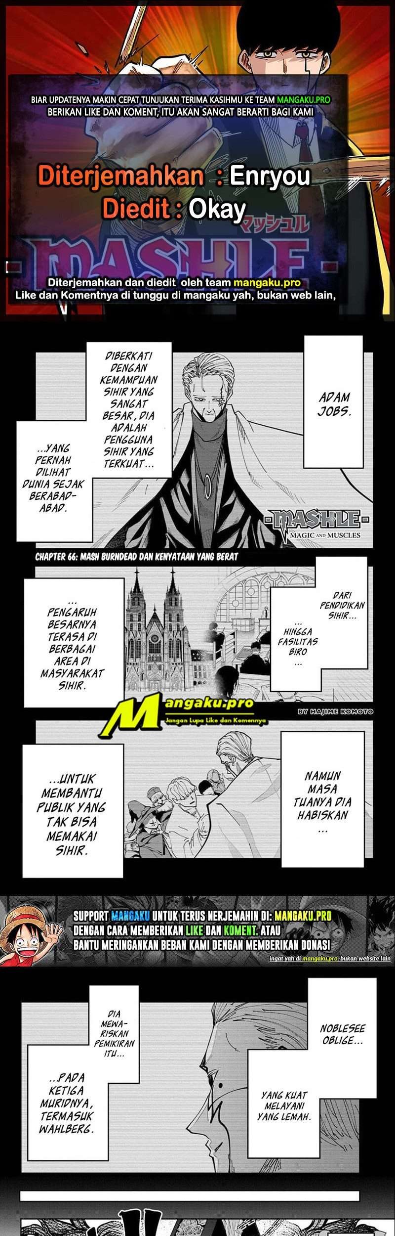 Mashle: Magic and Muscles Chapter 66 - halaman 1