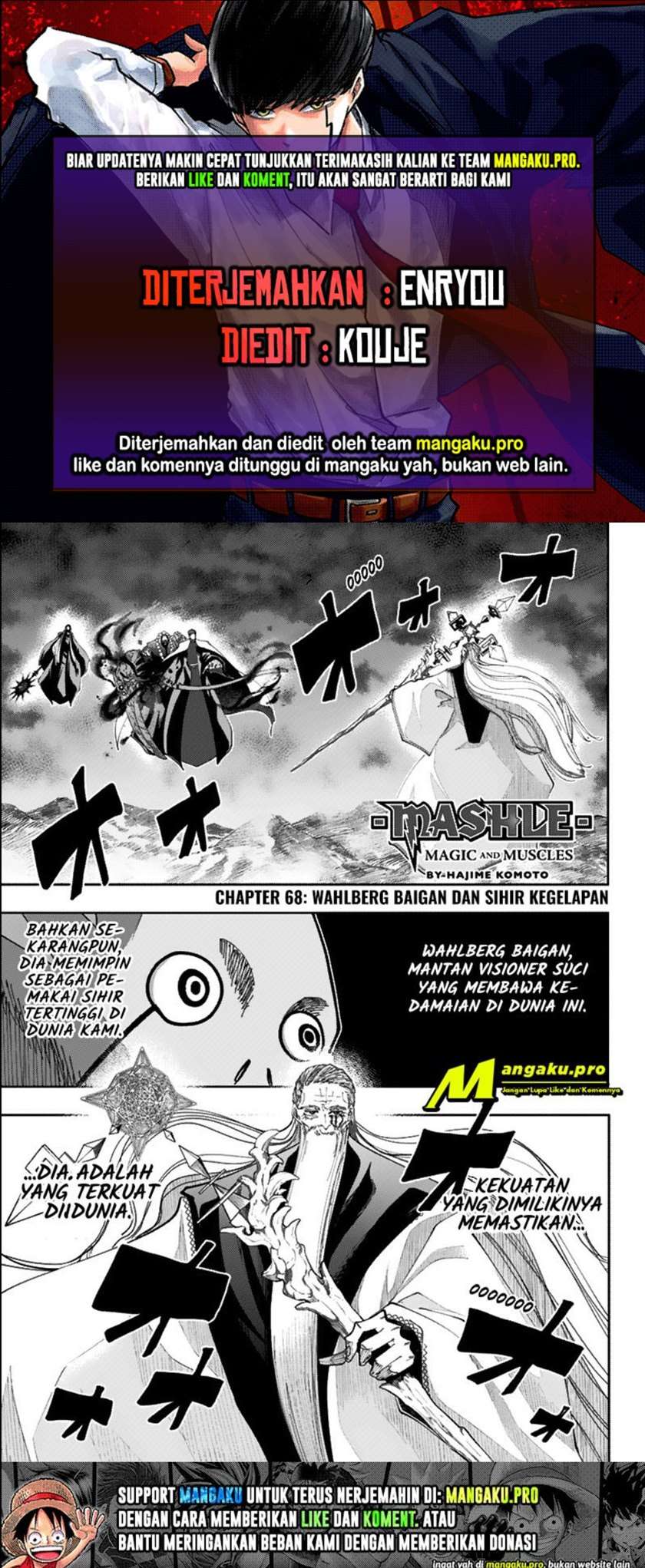 Mashle: Magic and Muscles Chapter 68 - halaman 1