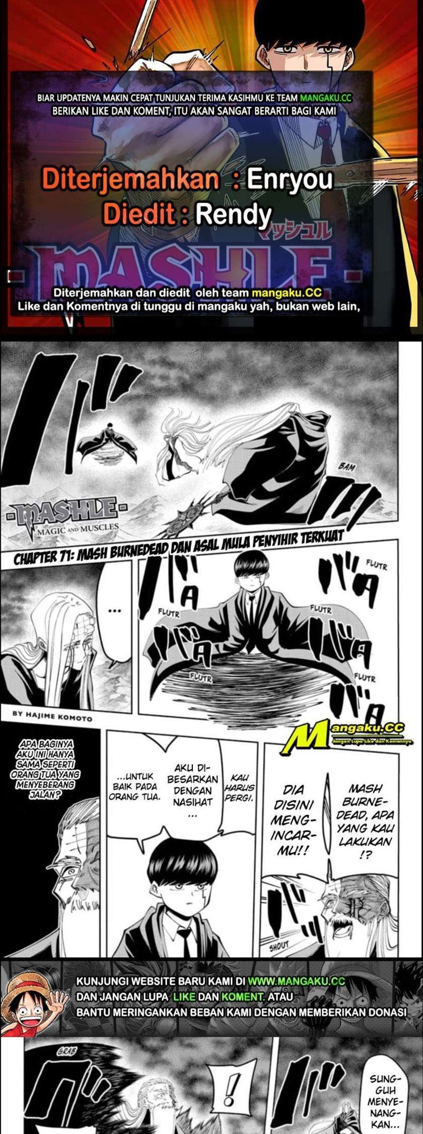 Mashle: Magic and Muscles Chapter 71 - halaman 1