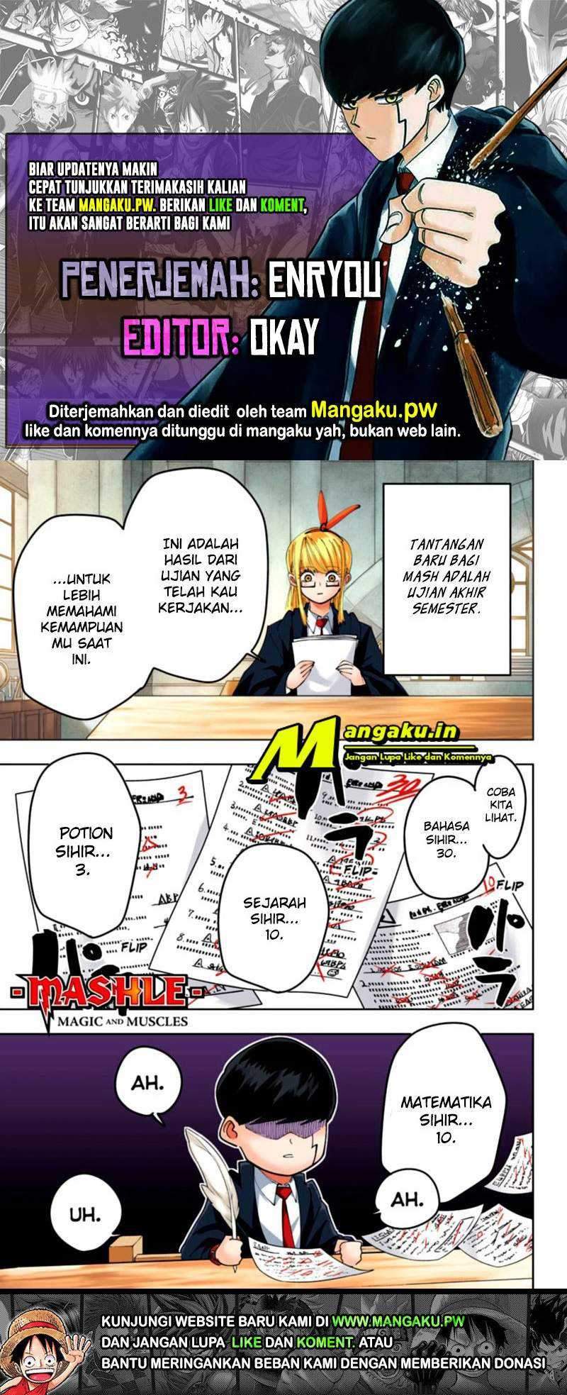 Mashle: Magic and Muscles Chapter 74 - halaman 1
