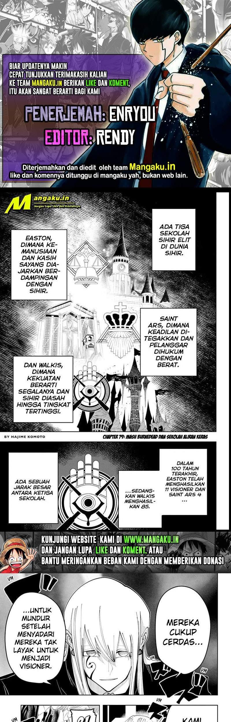 Mashle: Magic and Muscles Chapter 79 - halaman 1