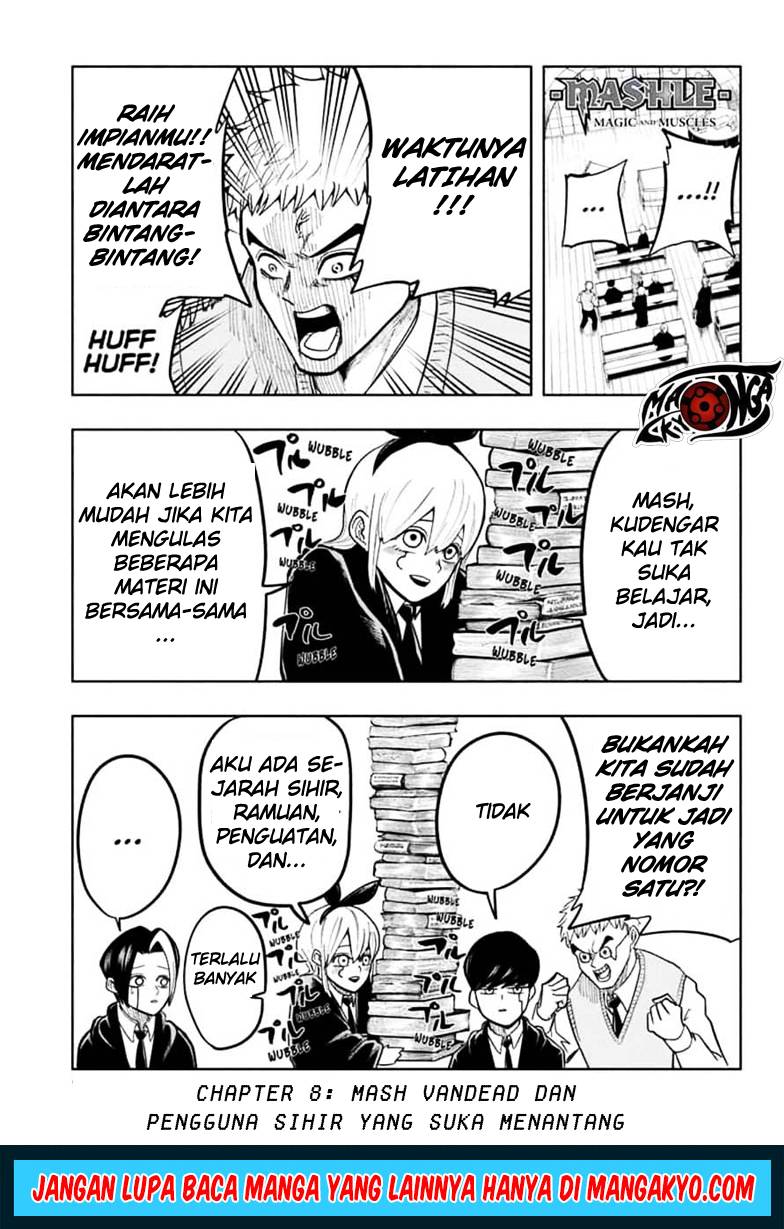 Mashle: Magic and Muscles Chapter 8 - halaman 1