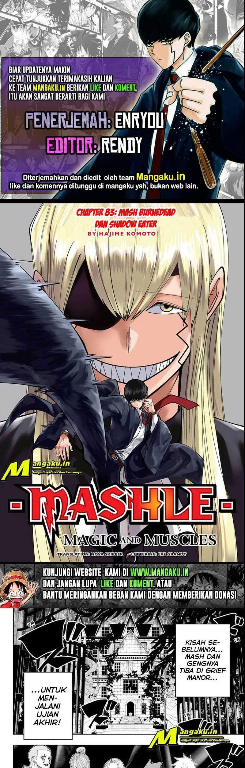 Mashle: Magic and Muscles Chapter 83 - halaman 1