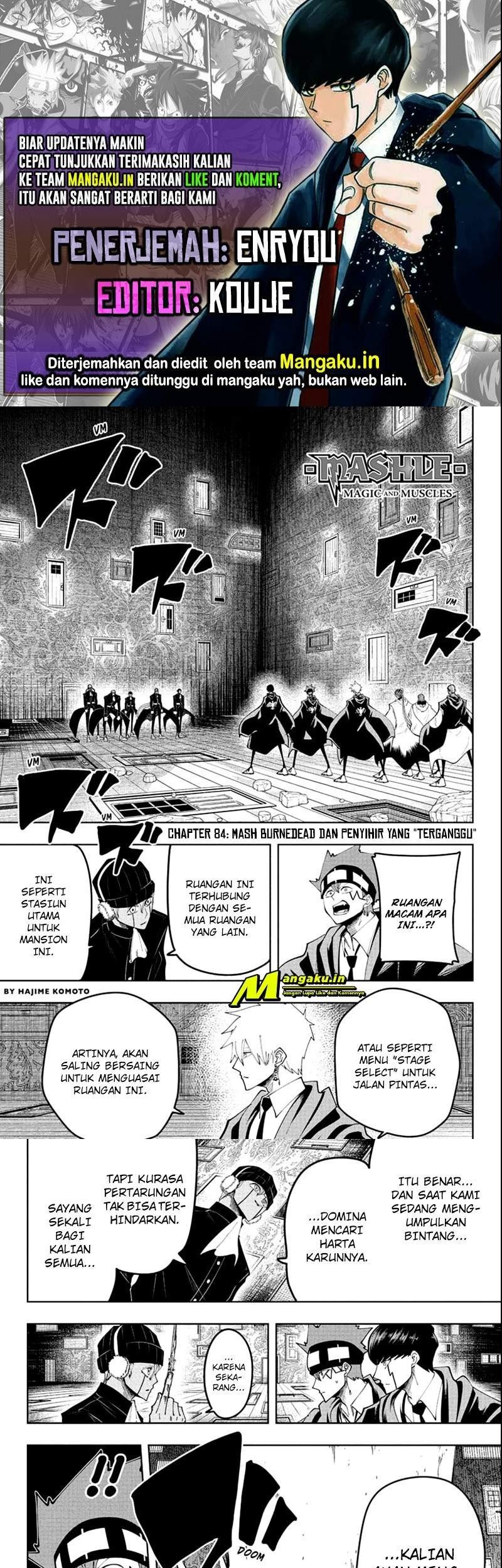 Mashle: Magic and Muscles Chapter 84 - halaman 1