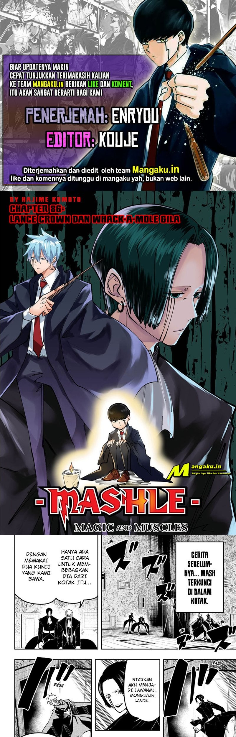 Mashle: Magic and Muscles Chapter 86 - halaman 1