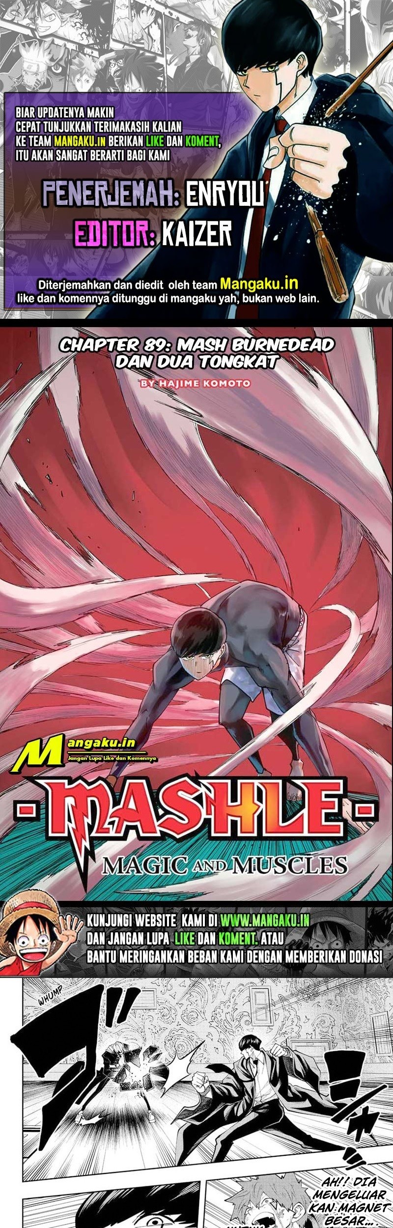 Mashle: Magic and Muscles Chapter 89 - halaman 1